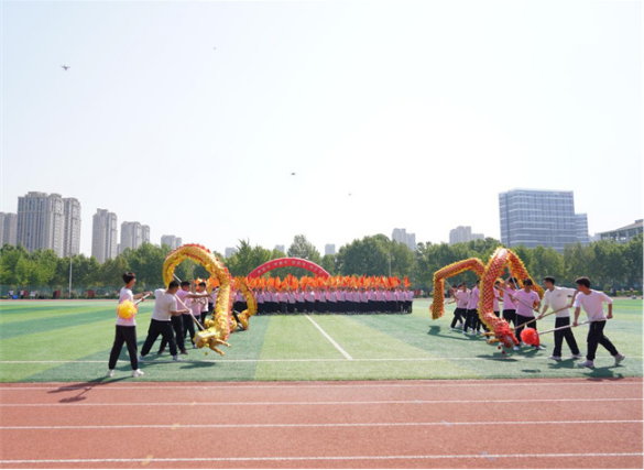 郑州经贸学院第二届田径运动会顺利开幕
